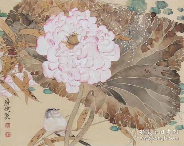 贾广健没骨花鸟