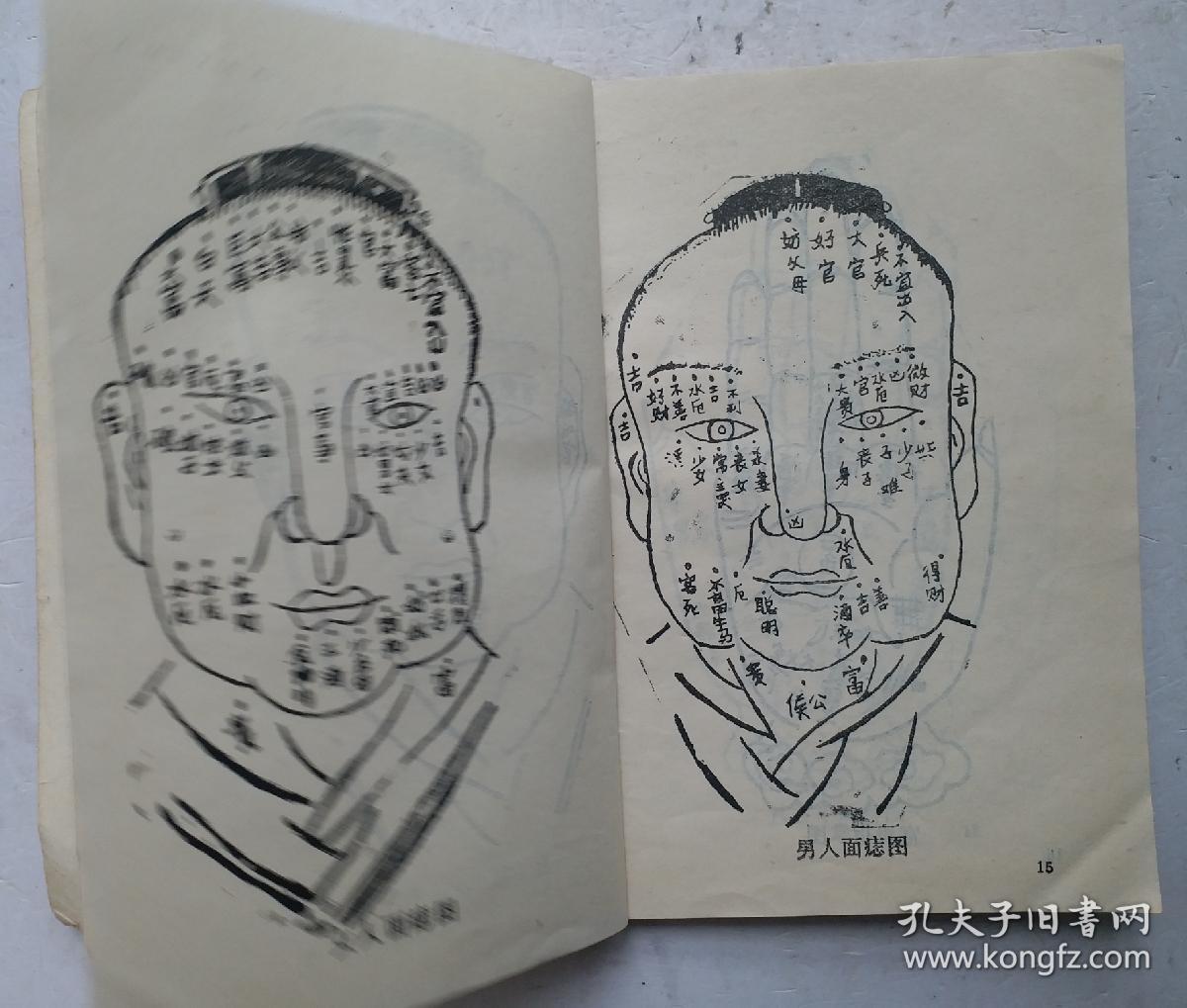 《柳庄相法》著名卦书相法大师明柳庄袁忠复秘传,很多相术图解