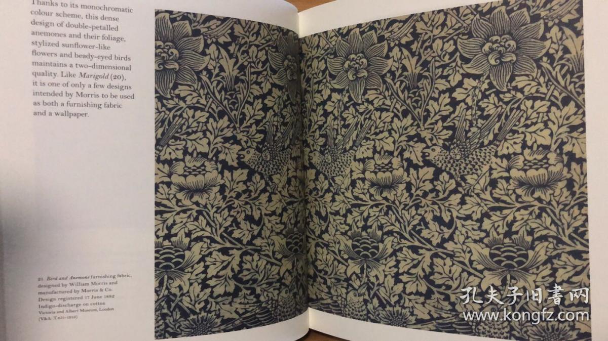 现货william morris's flowers 威廉莫里斯的花 手工艺绘画艺术书籍