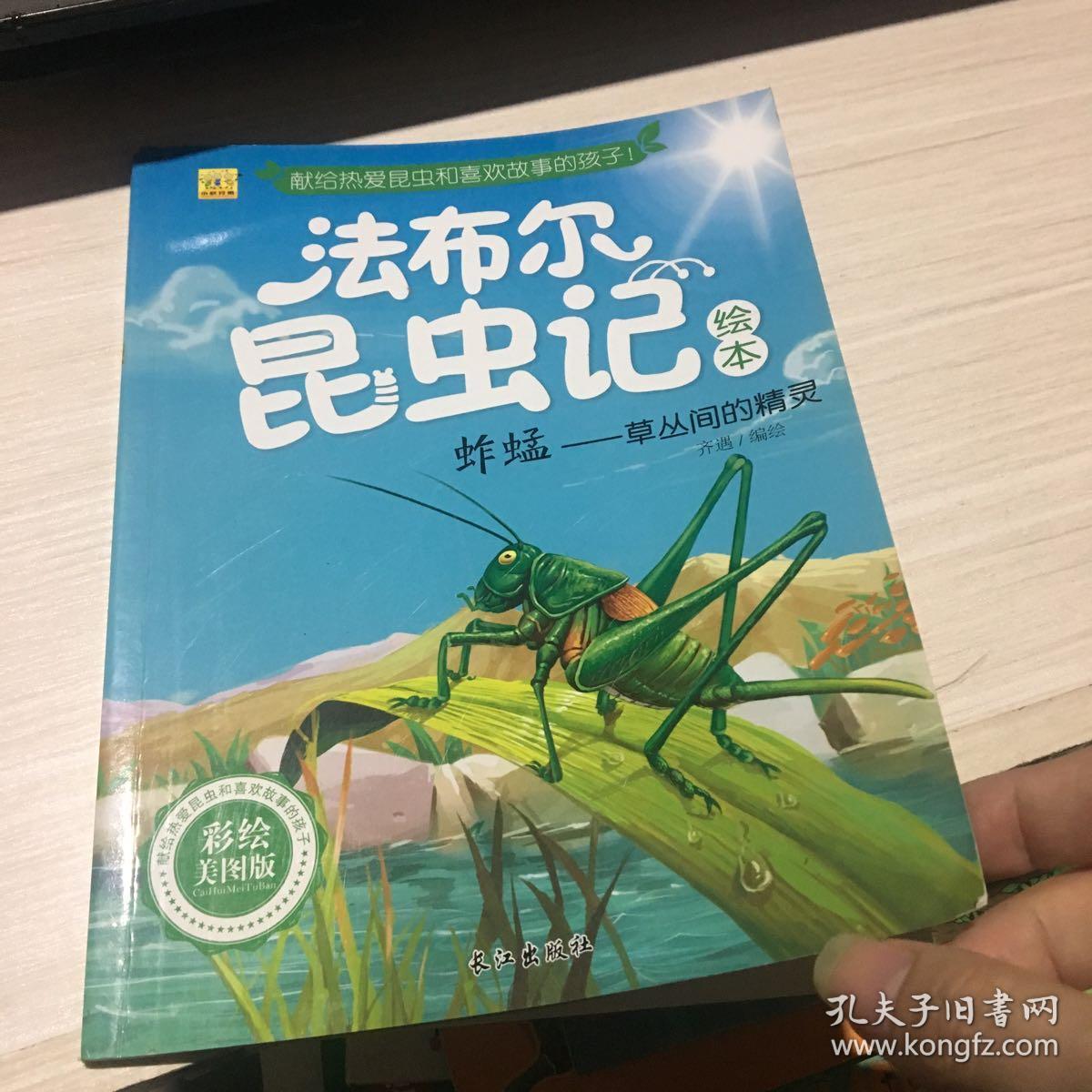 法布尔昆虫记绘本 蚱蜢:草丛间的精灵(彩绘美图版)