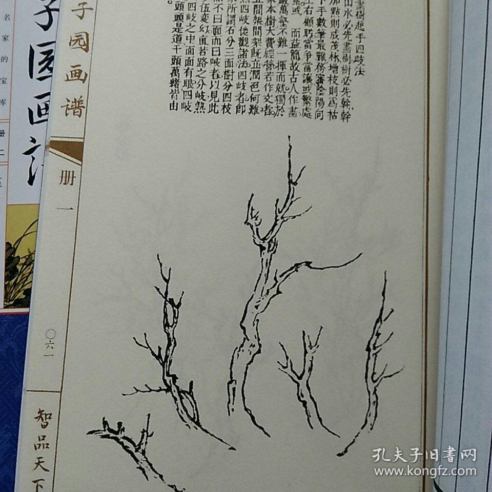 芥子园画谱(套装共4册)正版