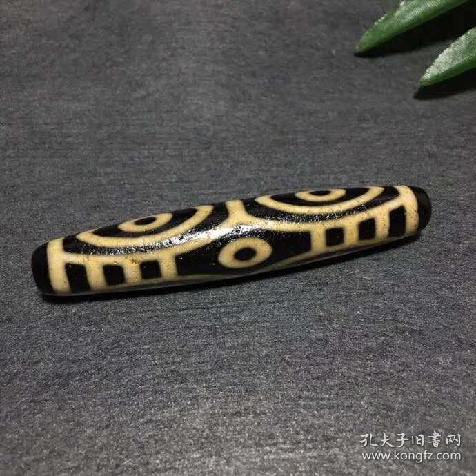 回流西藏龙眼六眼天珠 尺寸:长78mm,直径15mm