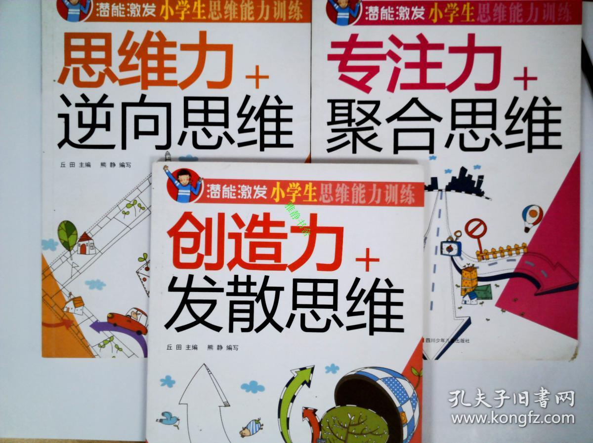 潜能激发小学生思维能力训练 :思维力 逆向思维,创造力 发散思维 专注