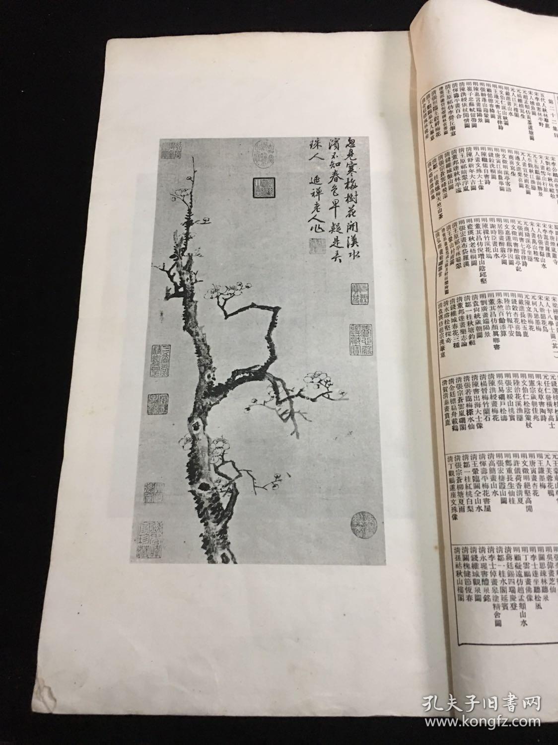 《故宫书画集》第二十四册 1932年北平故宫博物院珂罗版印本 原装大开