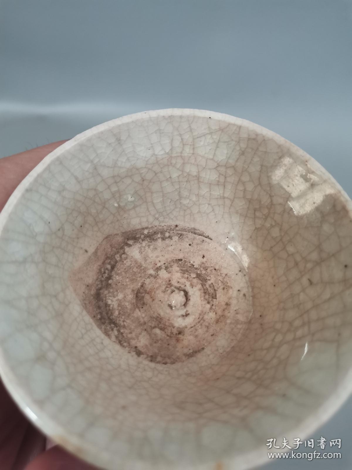 明代青白釉茶盏