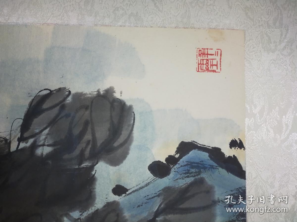 上海画家 严艺林 大尺寸 横幅花卉 136x68