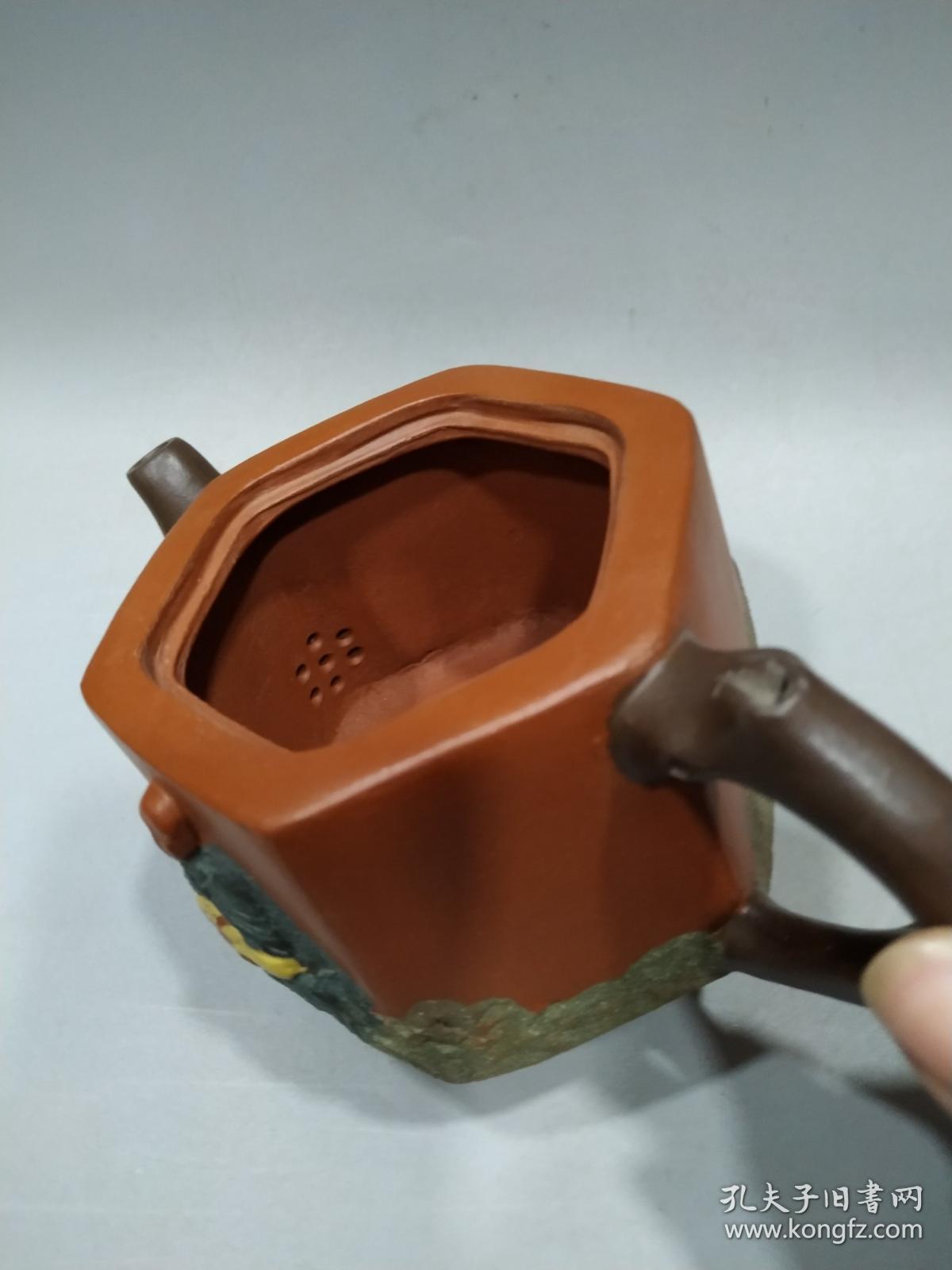 珍品佛像紫砂壶 蒋蓉款 容量:320cc