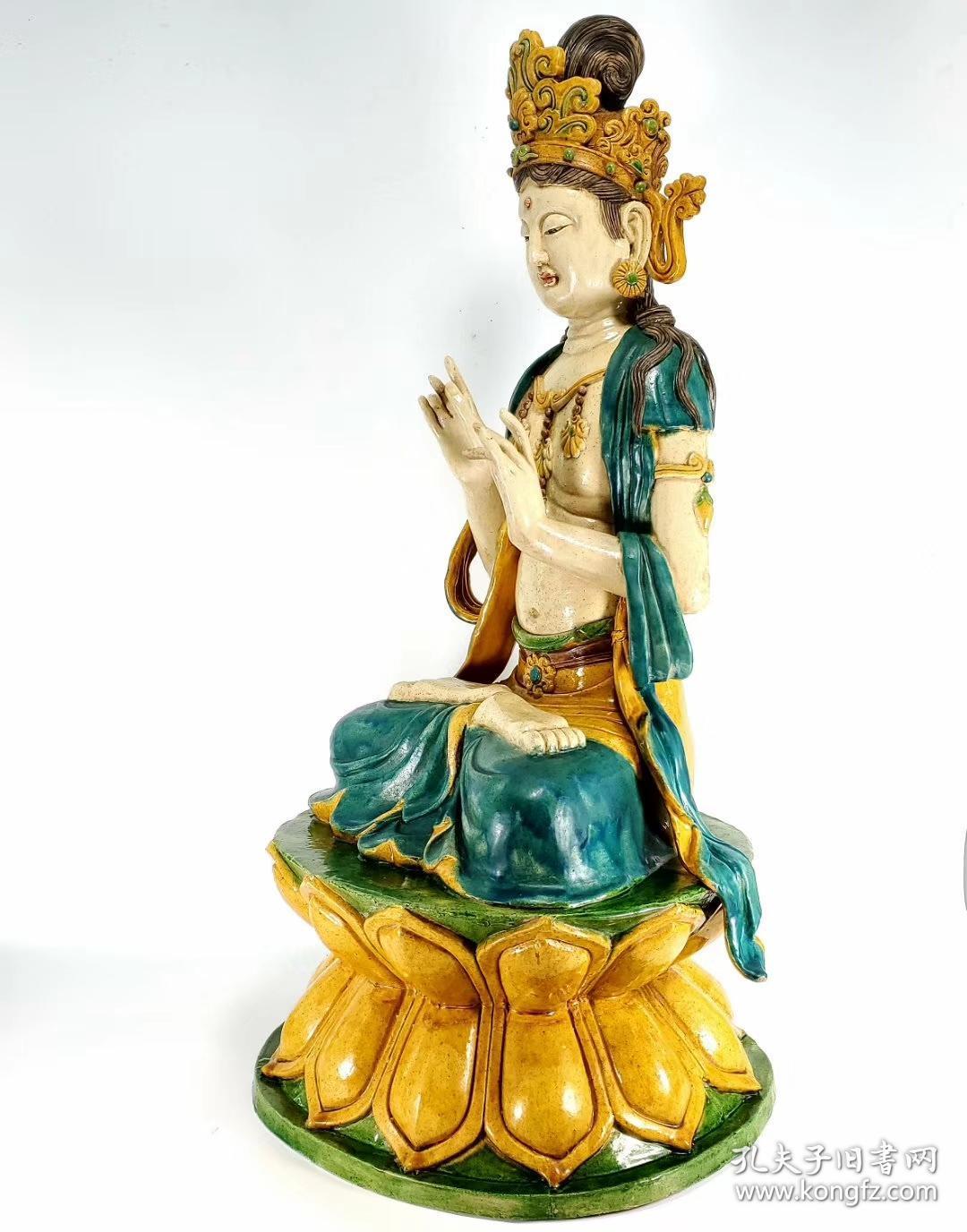 明三彩三圣之一坐佛