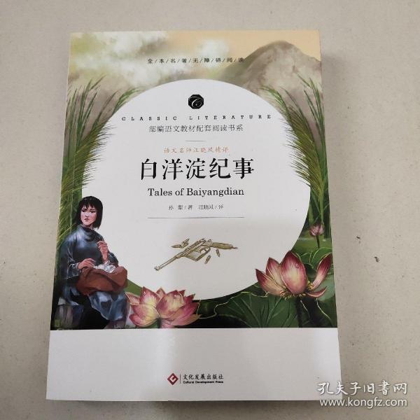 白洋淀纪事教育部统编语文教材配套阅读书系全本名著无删减无障碍中小