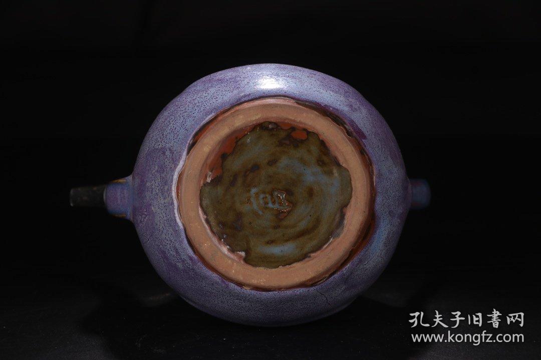 明代:"官"款钧窑执壶