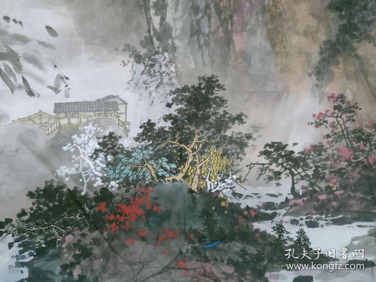 地方收购 ----大幅- 《无款》- -国画->作品一幅- --用笔用墨主题突出