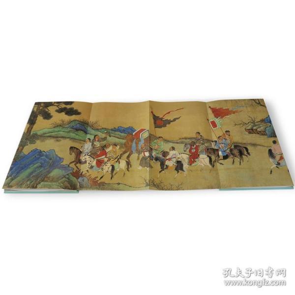 仇英高清画文姬归汉图 中国古代传世名画人物画册页长卷
