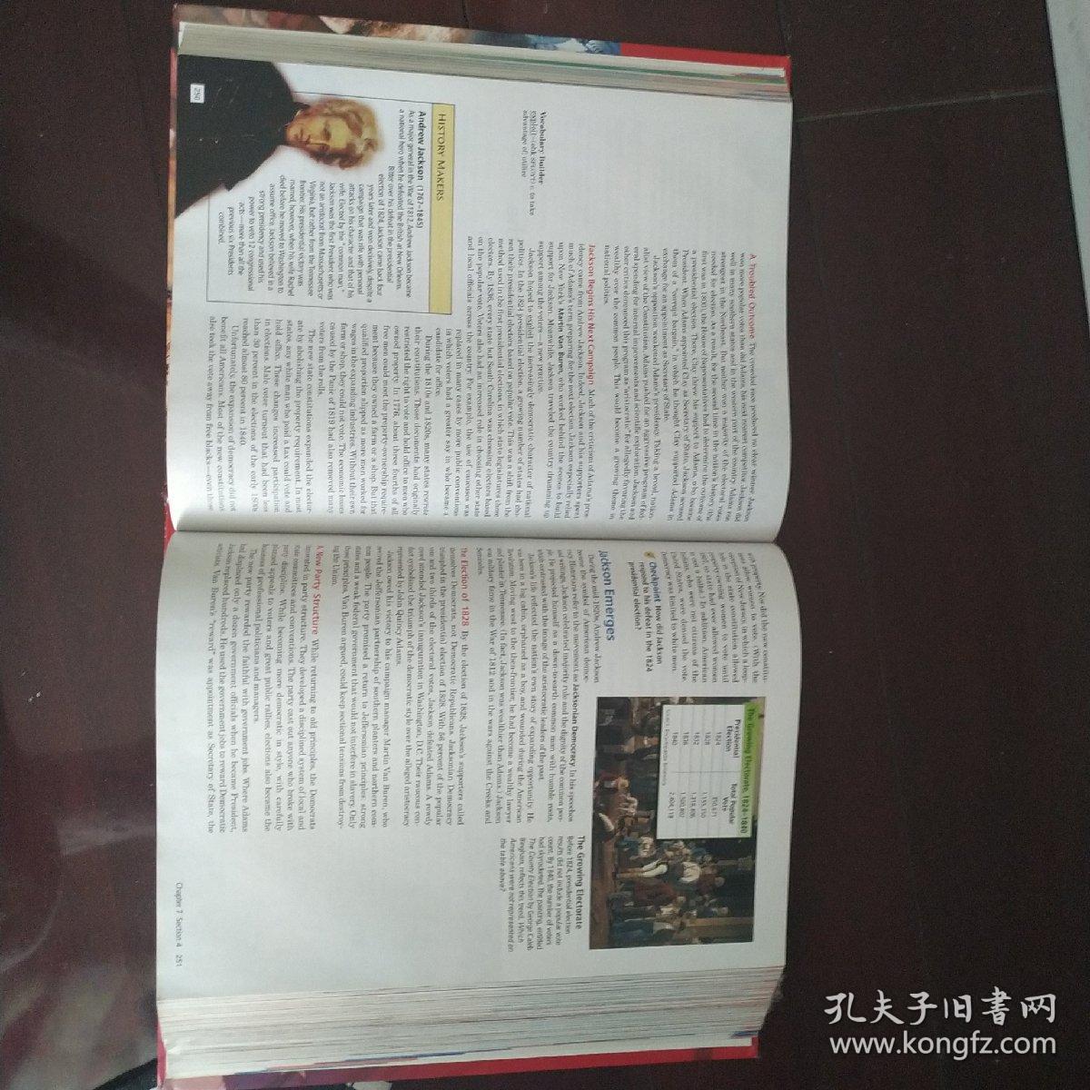 pearson出版 ap united states history ap美国历史教材 无勾画9成新