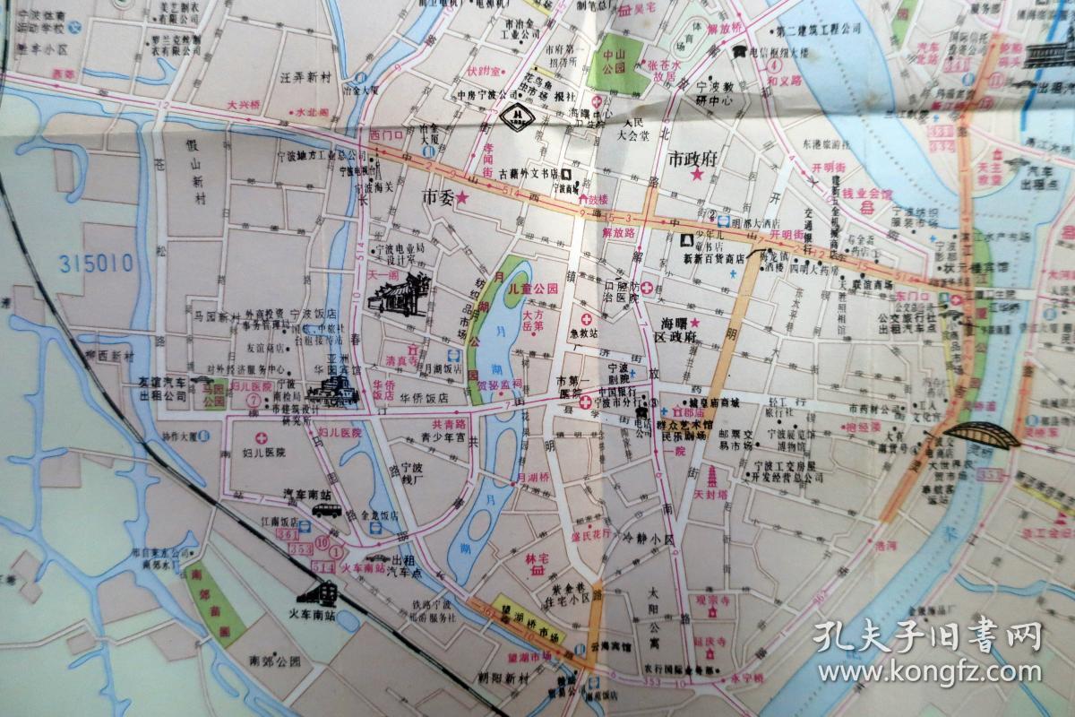 宁波市交通旅游图