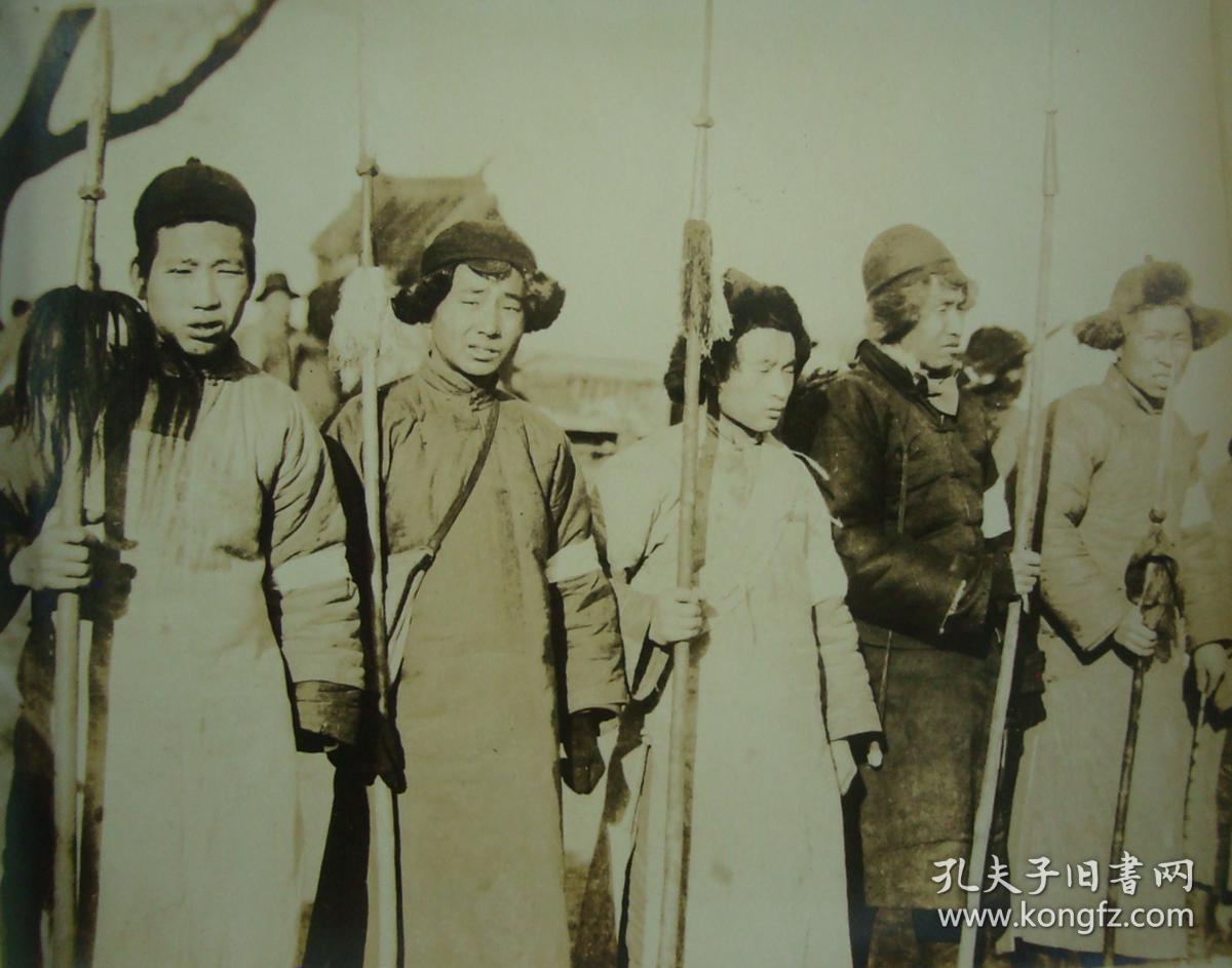 民国老照片《红枪队 1枚(辽西-锦州附近-土匪组织!附:详细说明文!