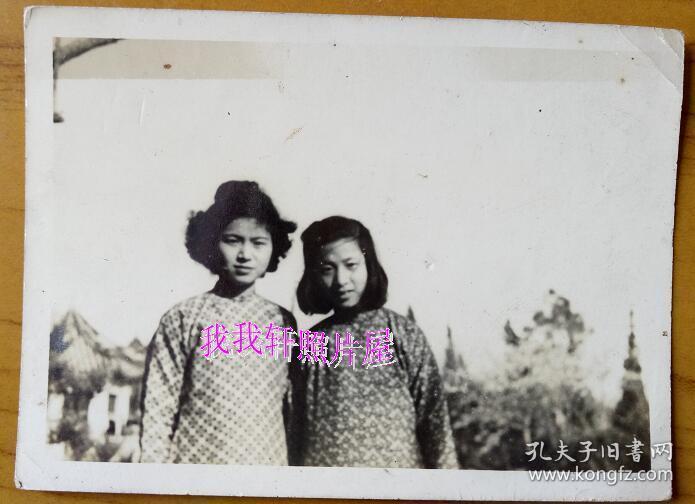 民国老照片:民国少女【民国上海——民国旗袍美女