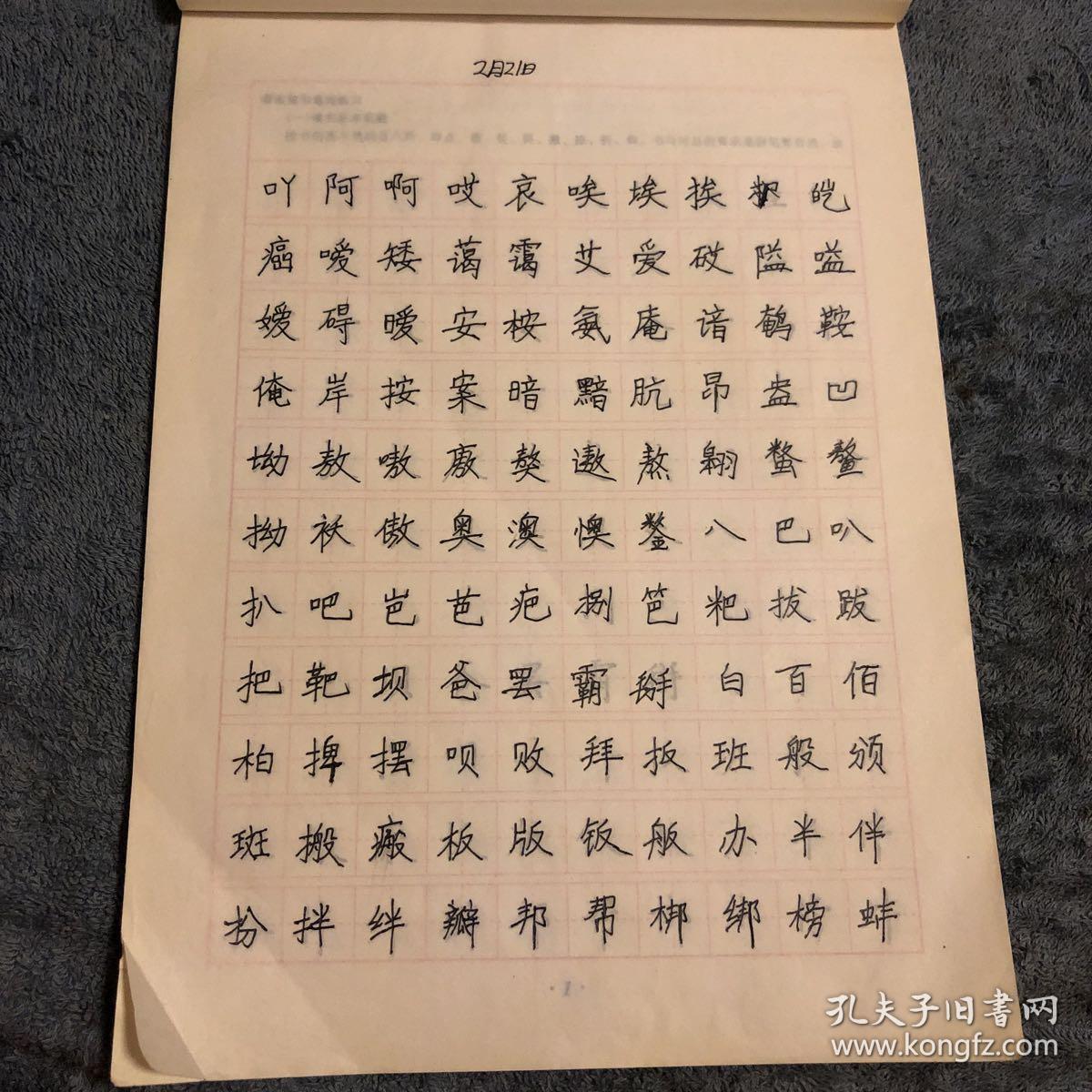 楷书5000常用字字帖 (硬笔书法)
