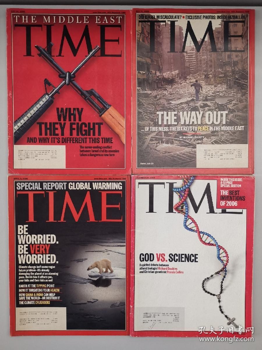 【36本合售包邮】time magazine 时代周刊 2006年 共36本不重复合售