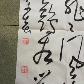 黄景春草书作点