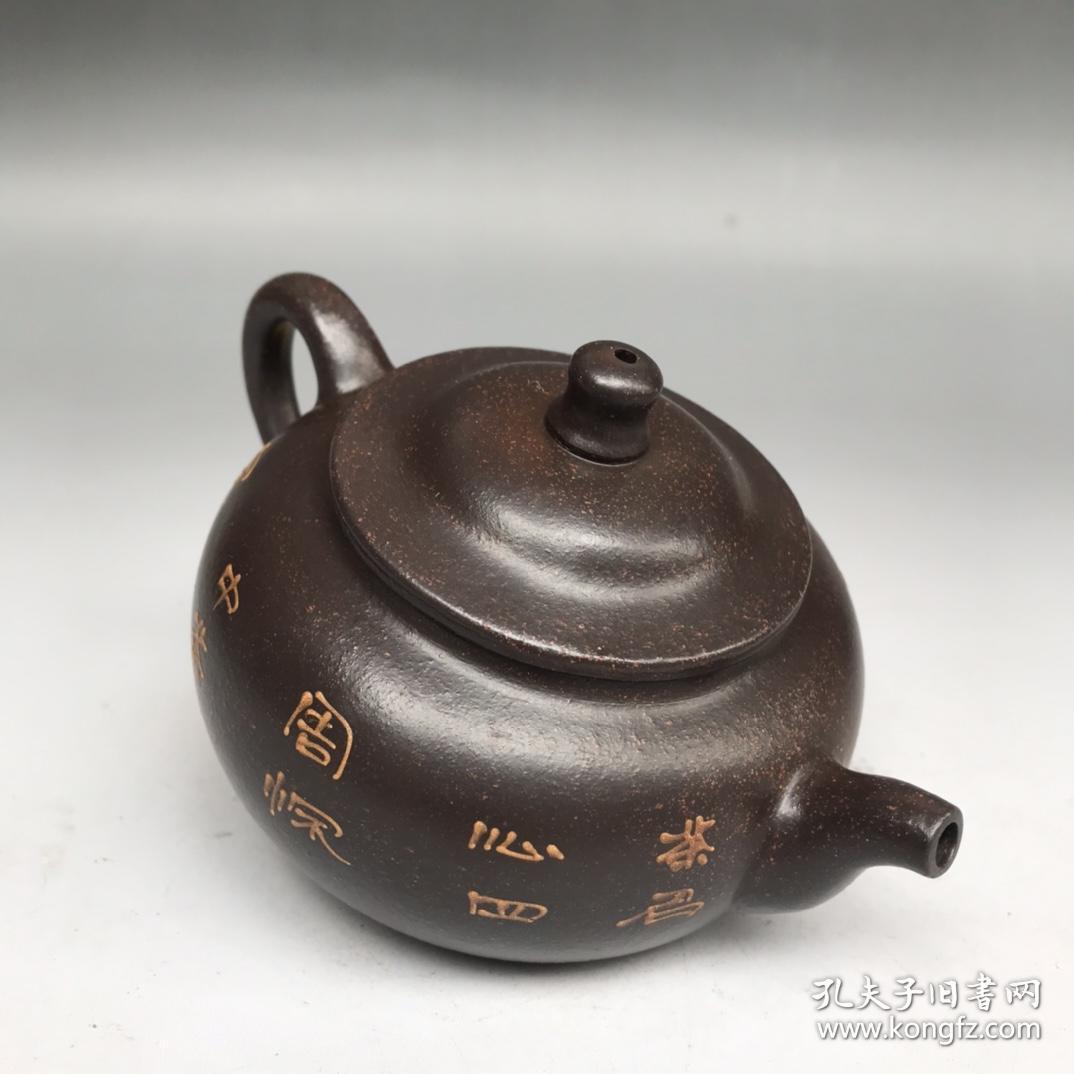 姜礼明黑金砂紫砂壶