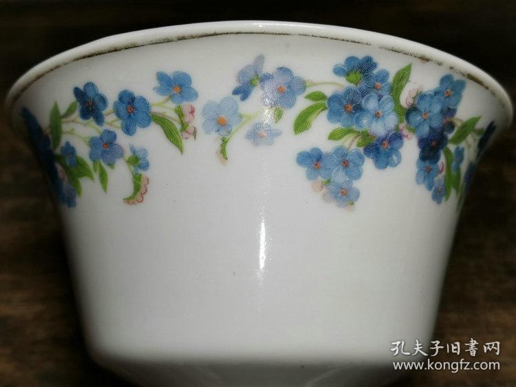 民国时期景德镇窑瓷器江西改良瓷底款贴花茶碗