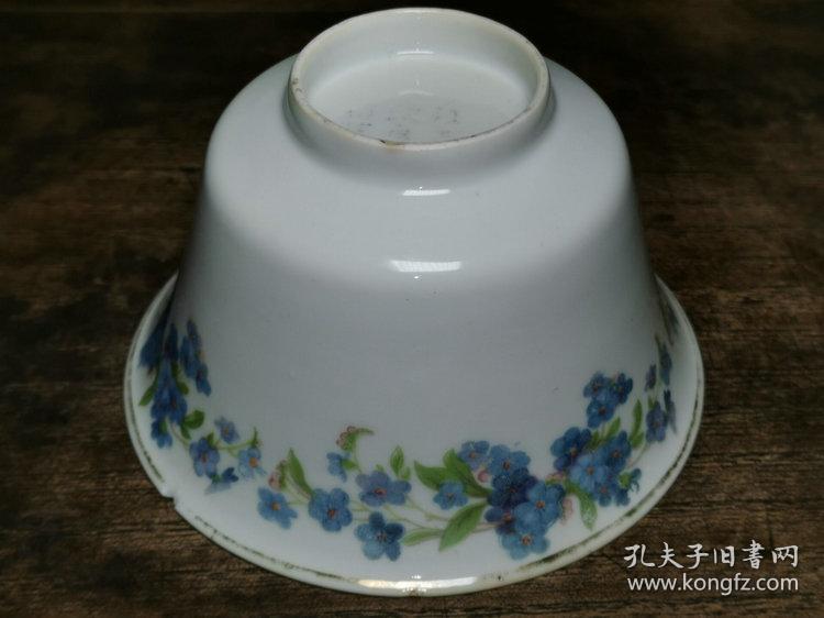 民国时期景德镇窑瓷器江西改良瓷底款贴花茶碗