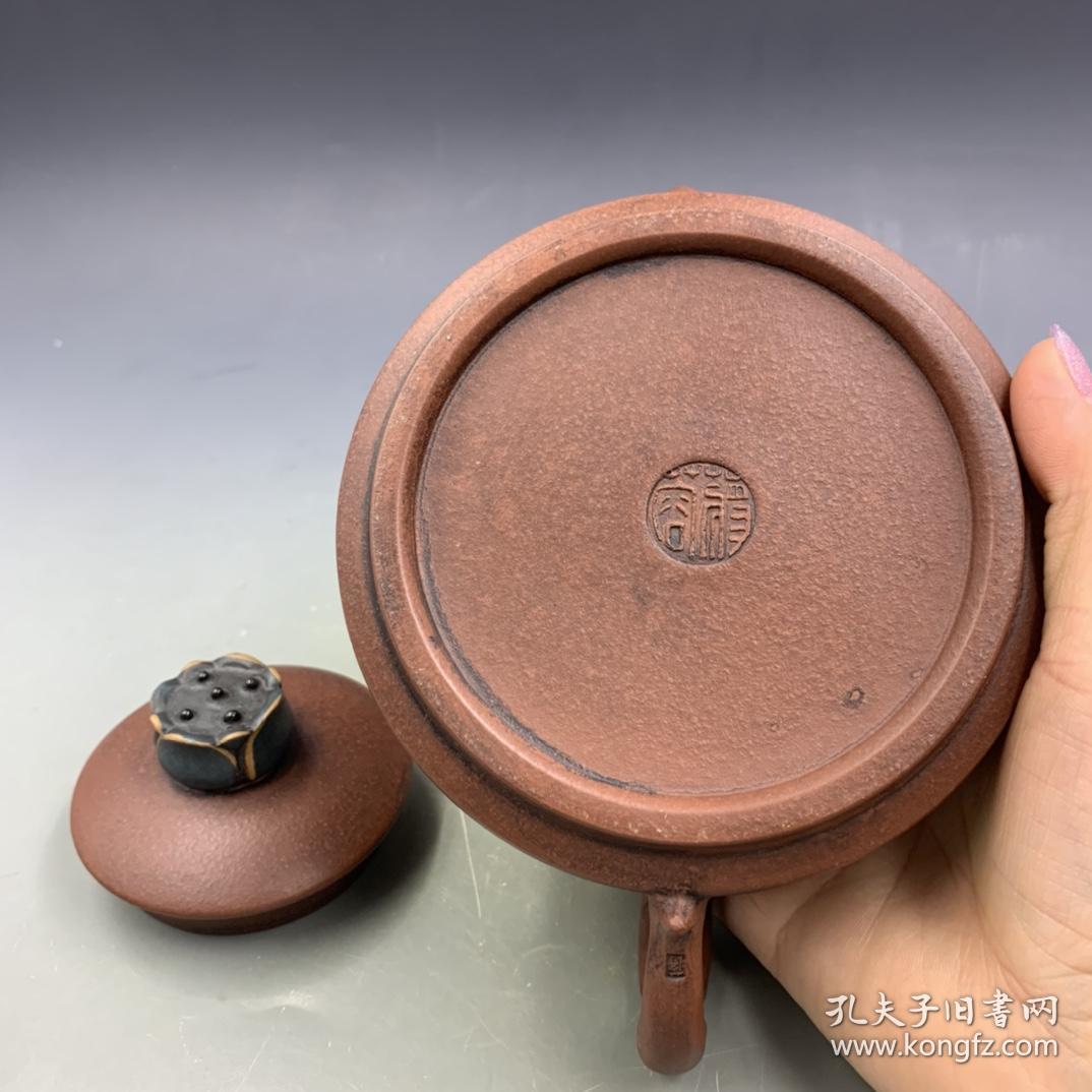 紫砂壶朱泥蒋蓉制壶