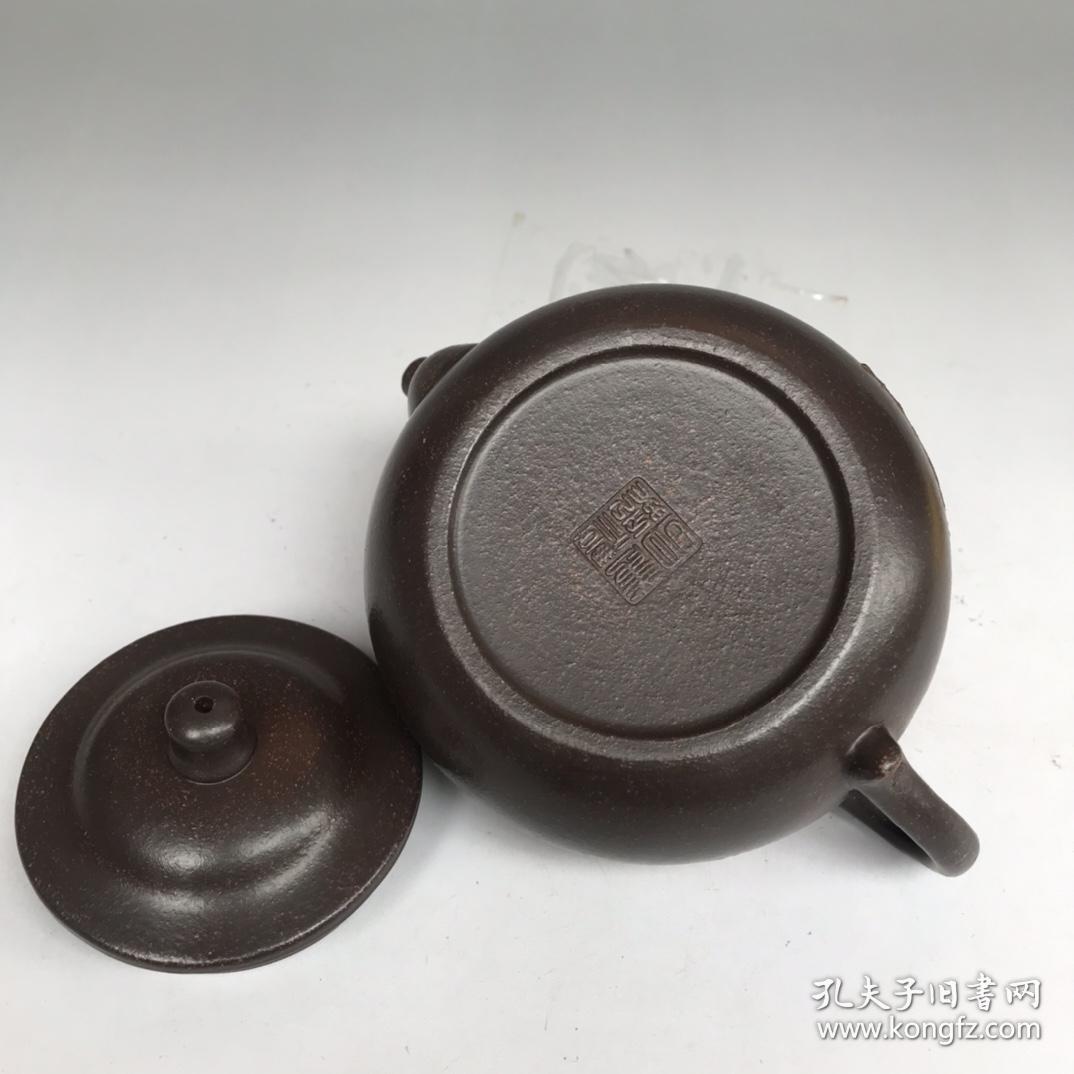 姜礼明黑金砂紫砂壶