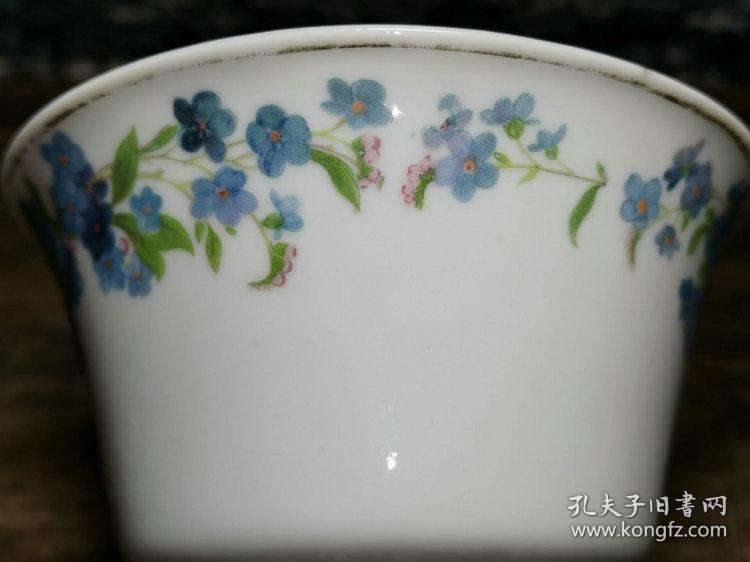 民国时期景德镇窑瓷器江西改良瓷底款贴花茶碗