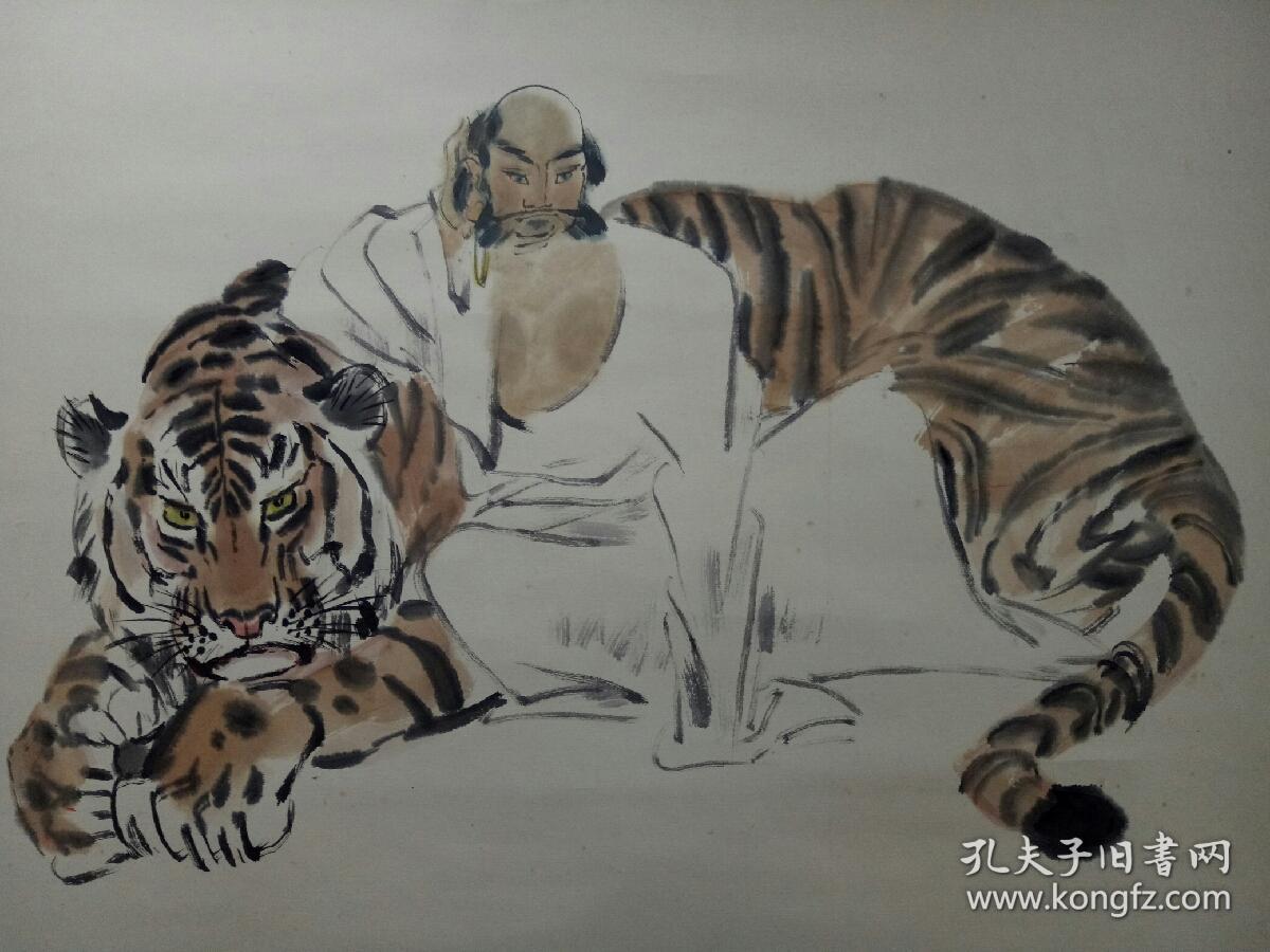 傅玉林伏虎罗汉图