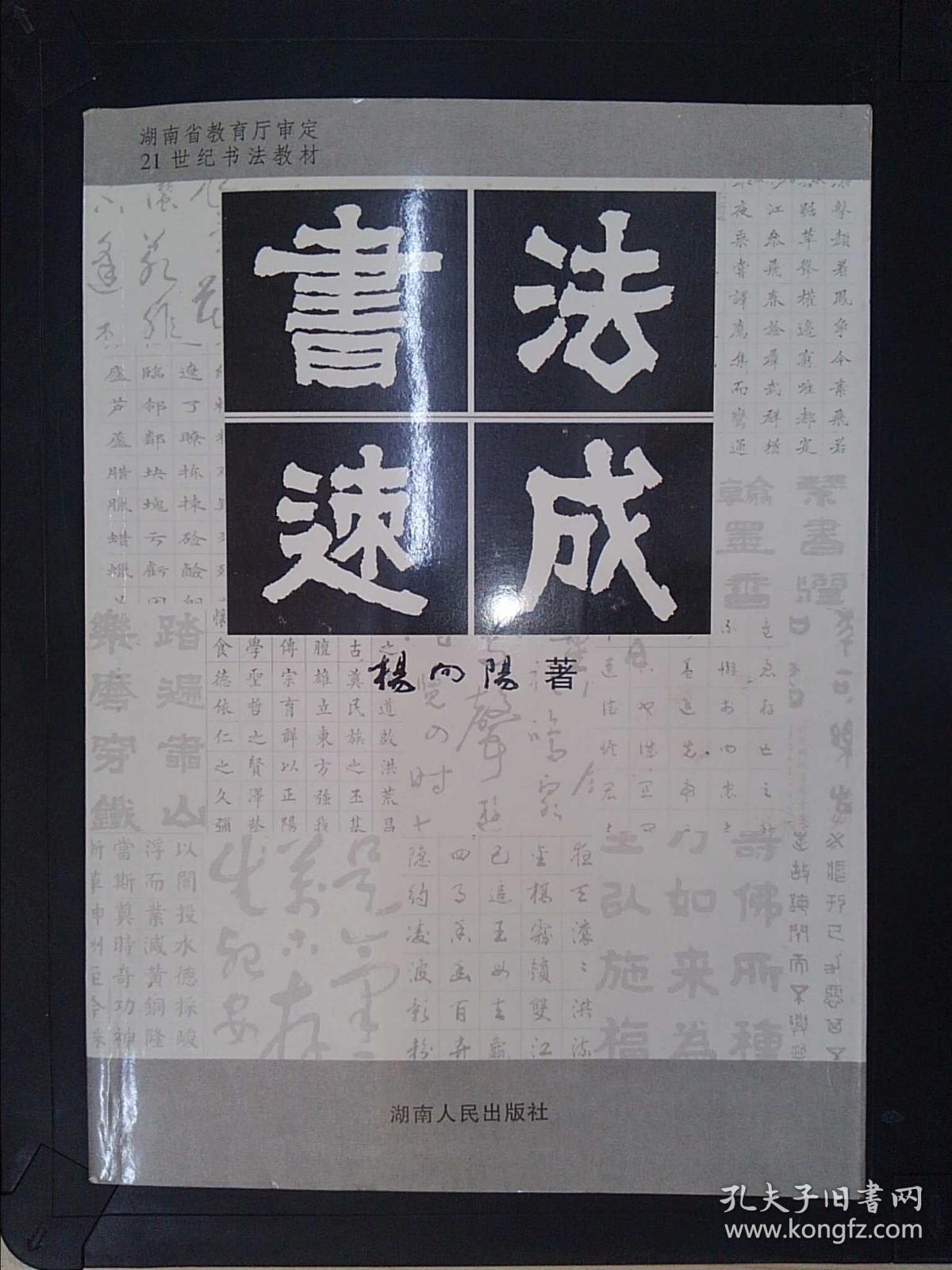 书法速成杨向阳签赠本