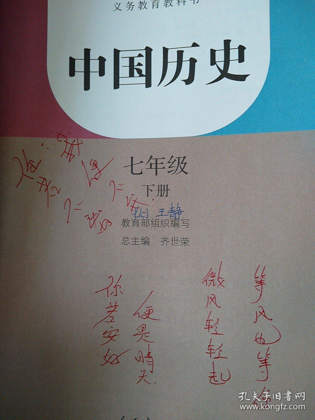 中国历史 七年级下册