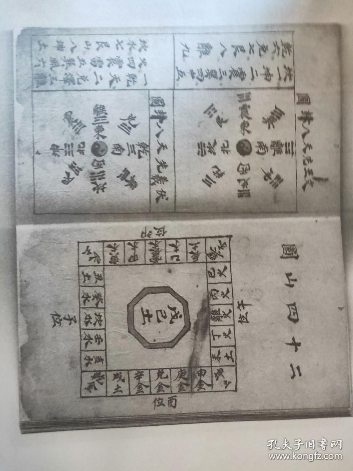 阳宅手抄 二十四山图阴阳五行星宫生克凶 黄石公走马摇便赋
