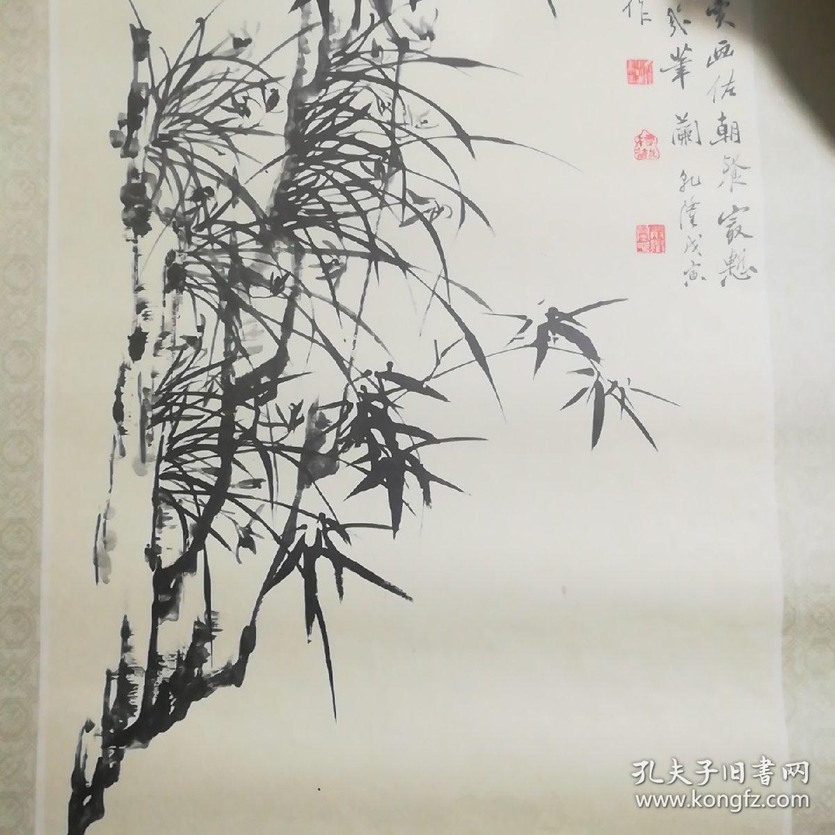郑板桥兰竹图