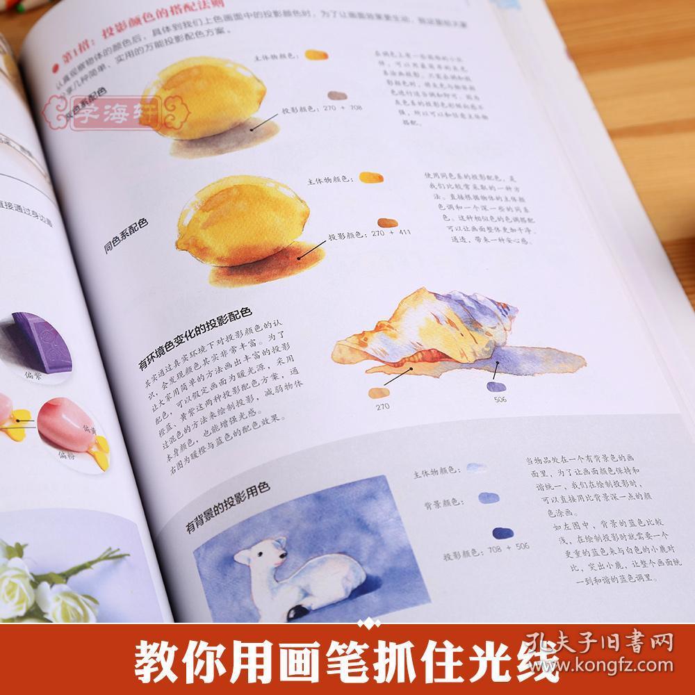 学海轩水彩入门自学教程零基础从临摹到写生飞乐鸟成人学生水彩画基础