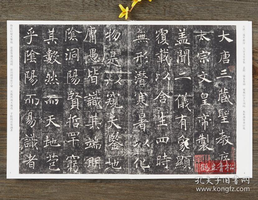 【正版】遂良雁塔圣教序 传世经典书法碑贴 16开原大楷书碑文原碑帖