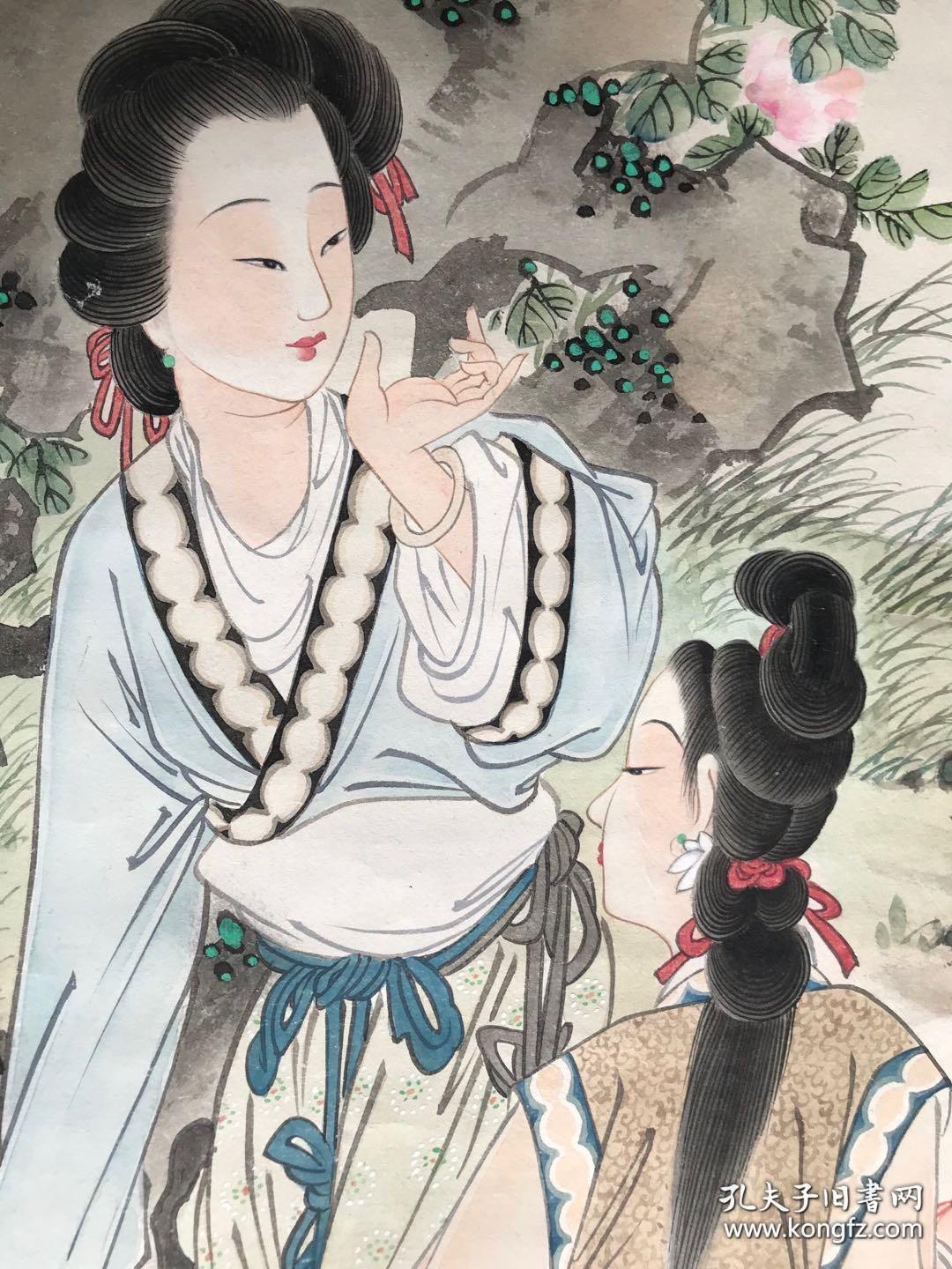 我国20世纪杰出的工笔人物画家之一,曾为人民美术出版社创作员,中国