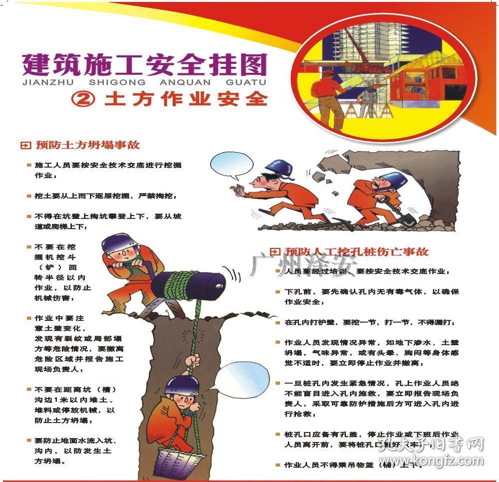 2020年安全生产月 建筑施工安全宣教挂图 安全宣传挂图 安全海报10副