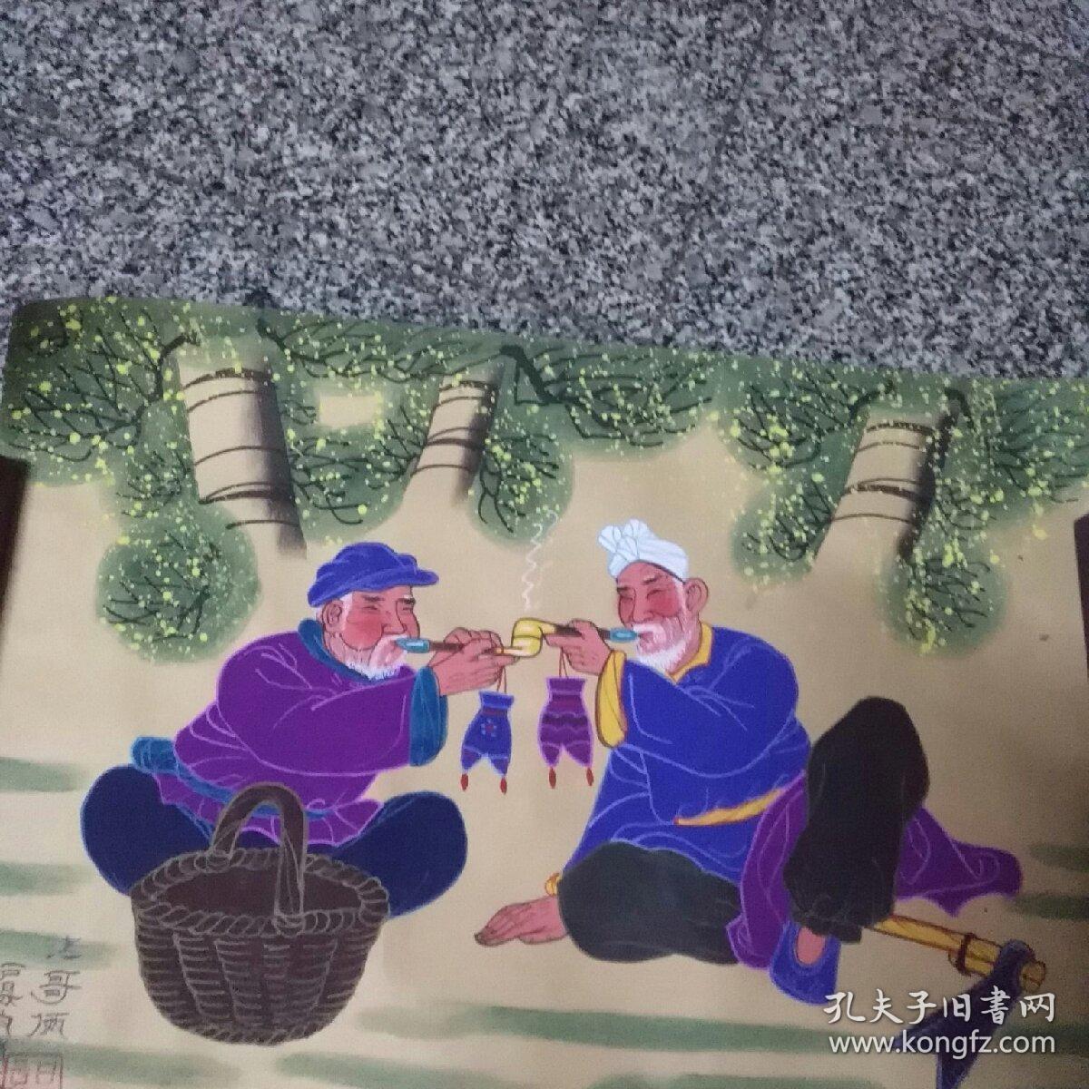 自幼喜爱绘画,幸得县文化馆老师辅导