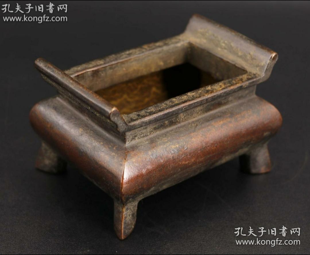铜炉 铜香炉 底款玉堂清玩制作考究 底款字体清晰 稳重 漂亮