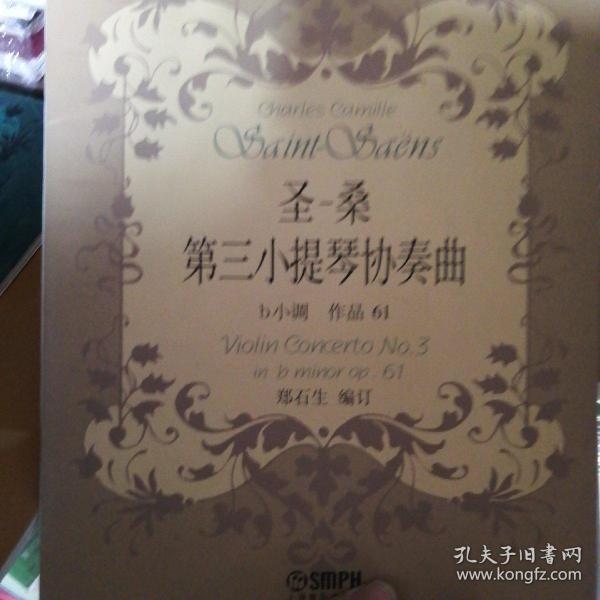 圣桑小提琴协奏曲谱子_圣桑圣母颂谱子(4)