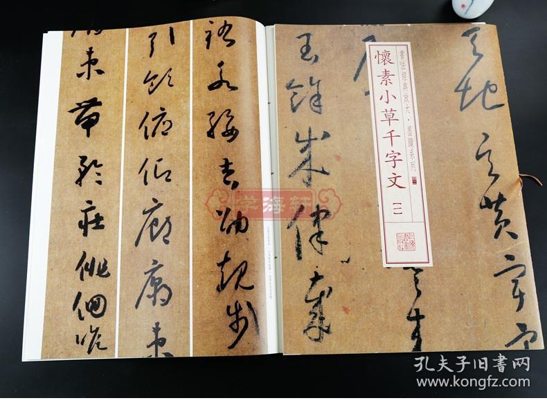 书法放大墨迹系列 繁体旁注 草书毛笔字帖书法成人学生临摹古帖墨迹本