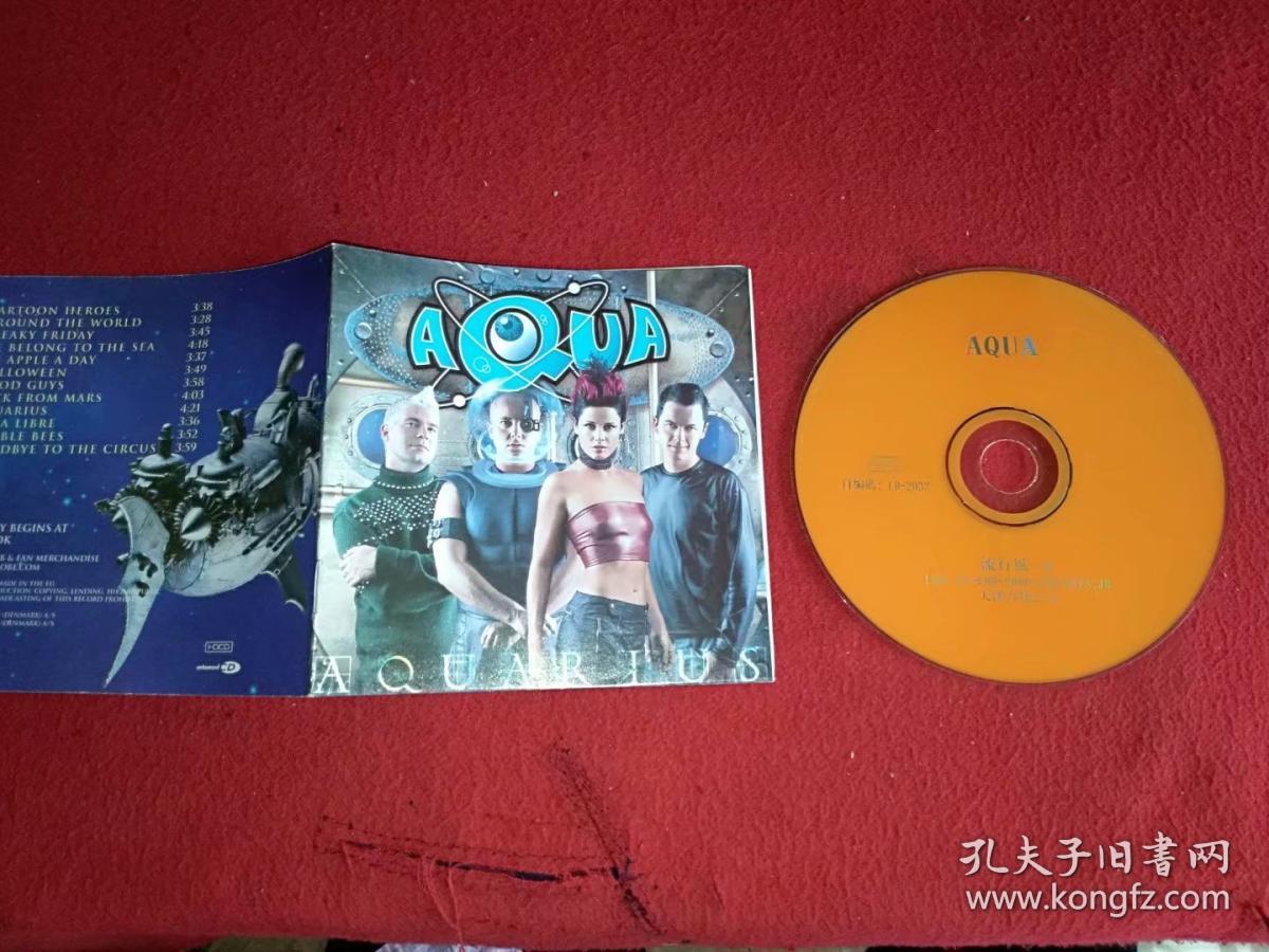 歌曲碟片 aqua(流行风---8) 1张cd