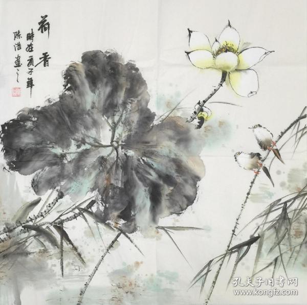 【陈浩】中国工笔画研究会会员,中国书画研究院画师,北京画院专业画家