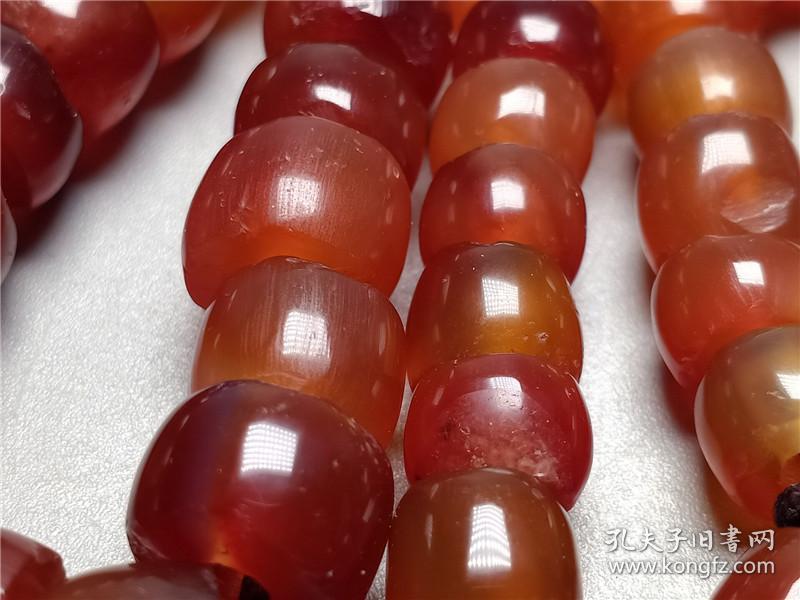 古西藏玛瑙项链古玛瑙项链高古玛瑙项链数千年前的风雨珍藏包浆醇厚可