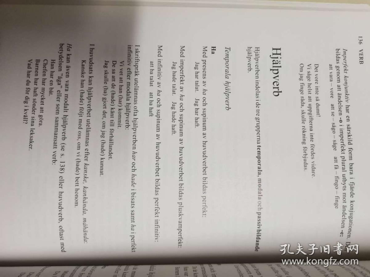 1) 瑞典语语法详解; 2) 瑞典语-英语大词典; 3) 丹麦语语法