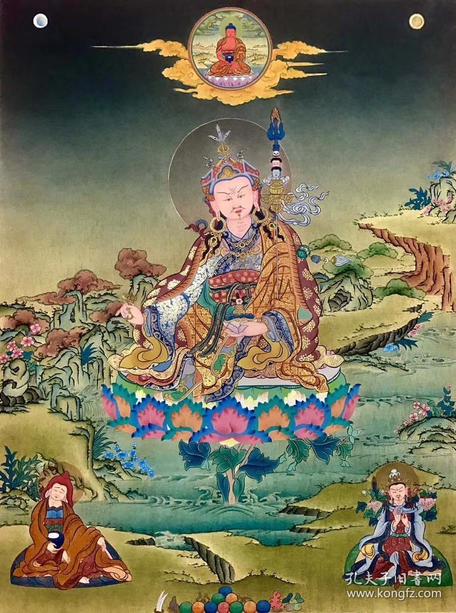 【莲花生大师】宁玛派必修尼泊尔唐卡大师作品