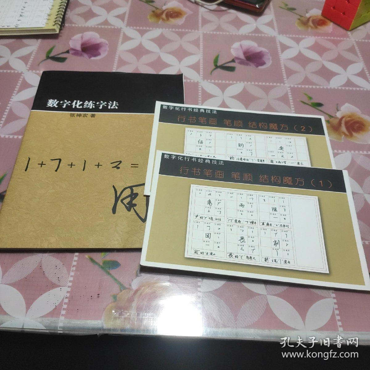 数字化练字法 数字化行书经典技法(行书笔画 笔顺 结构魔方1.