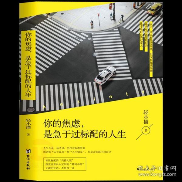 新书】正版 你的焦虑是急于过标配的人生轻小描著 可搭焦虑者自救手册