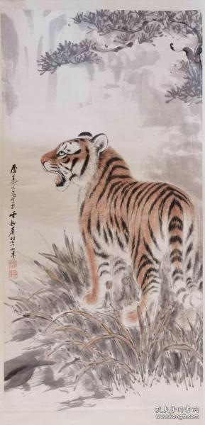 中国当代国画大师,别名慕泉淙,以字行,别署虎翁,斋名云起楼.